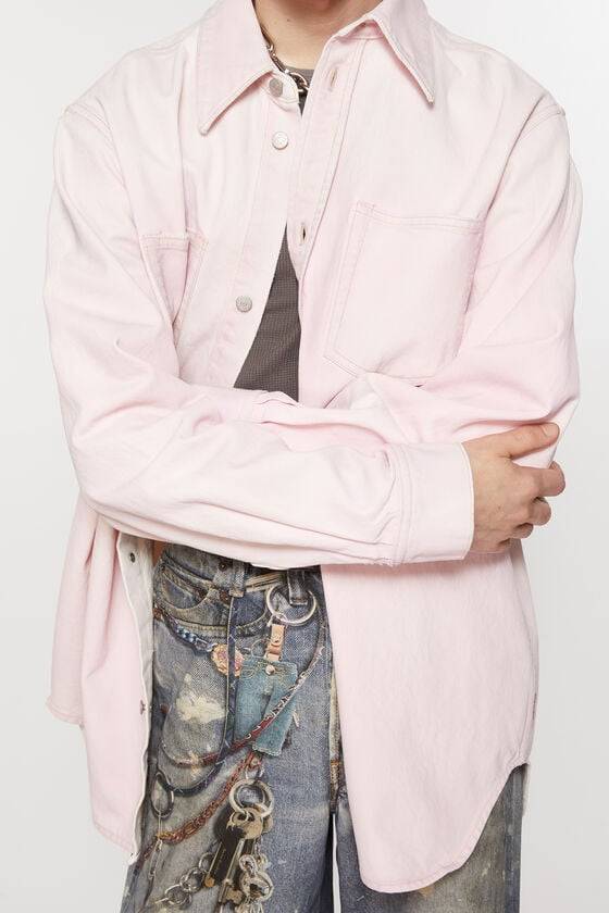 Acne Studios Jeanshemd mit Knopfleiste - Lockere Passform Clearance-Verkauf