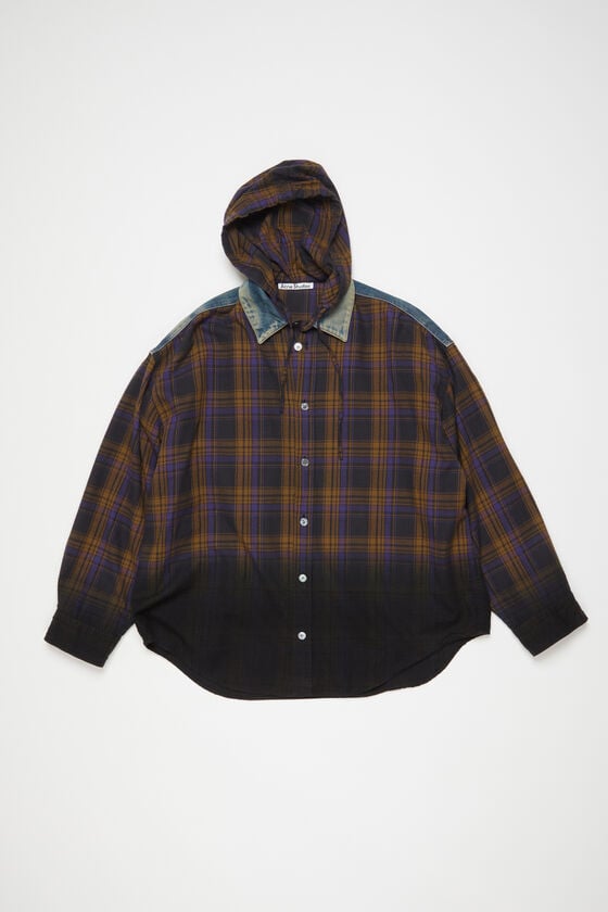 Acne Studios Hemd mit Kapuze und Knopfleiste zollfrei