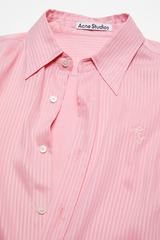 Acne Studios Gestreiftes Hemd mit Knopfleiste 50% Rabatt für begrenzte Zeit