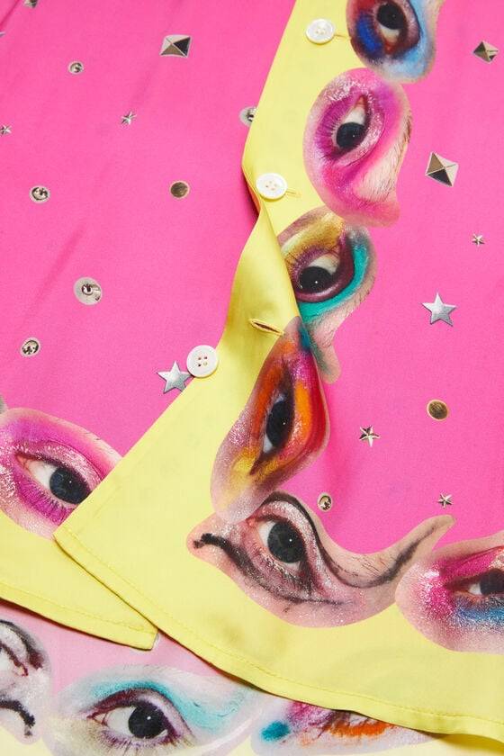 Acne Studios Bedrucktes Hemd mit Knopfleiste 2025