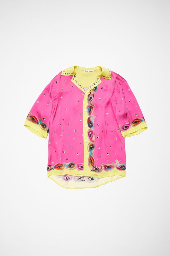 Acne Studios Bedrucktes Hemd mit Knopfleiste 2025