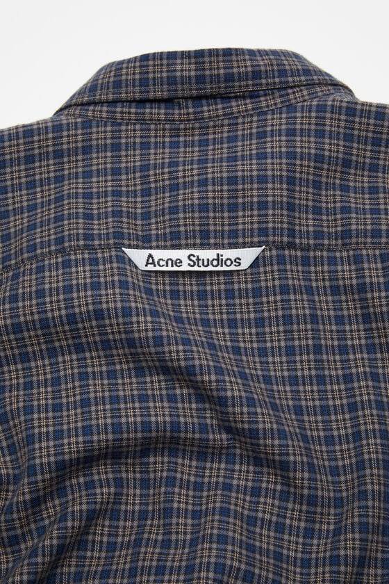 Acne Studios Kariertes Hemd mit Knöpfen Online