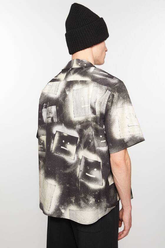 Acne Studios Bedrucktes Hemd mit Knopfleiste Unisex Verkauf