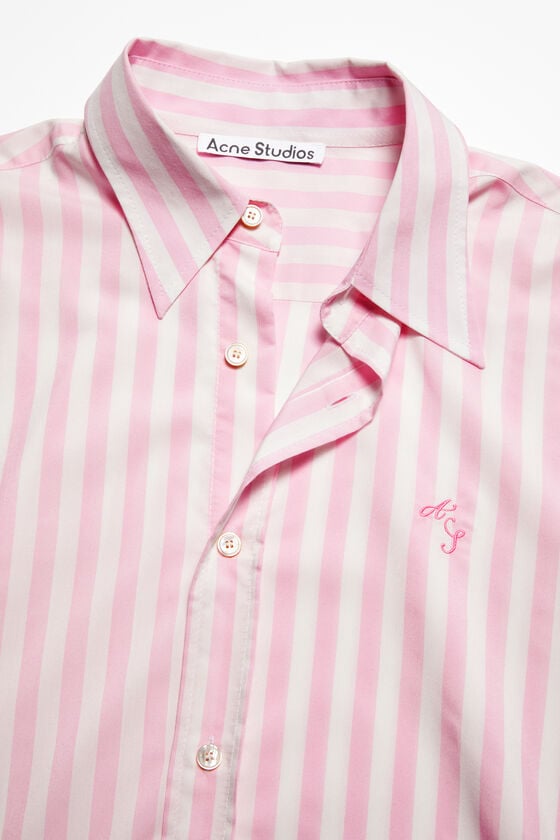Acne Studios Gestreiftes Hemd mit Knopfleiste Schlussverkauf