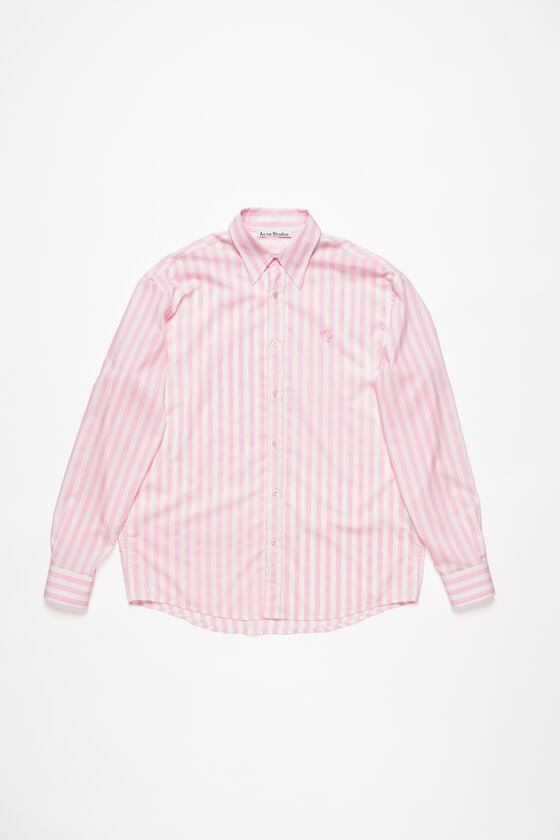 Acne Studios Gestreiftes Hemd mit Knopfleiste Schlussverkauf