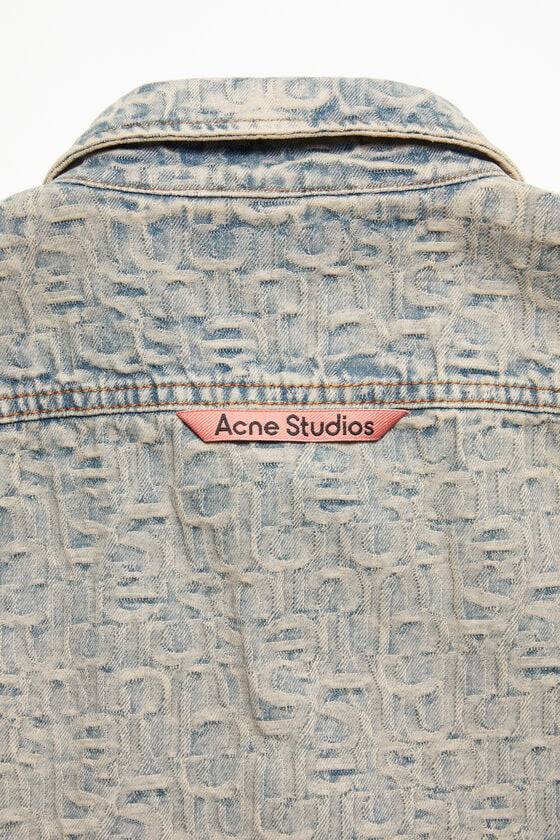 Acne Studios Monogramm-Jeanshemd – entspannte Passform Günstiger Verkauf