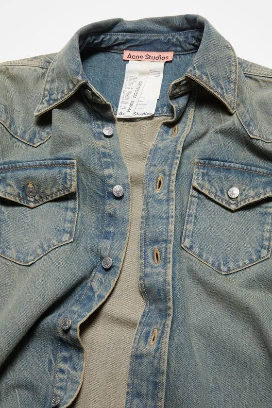 Acne Studios Jeanshemd in lockerer Passform Meist gekauft