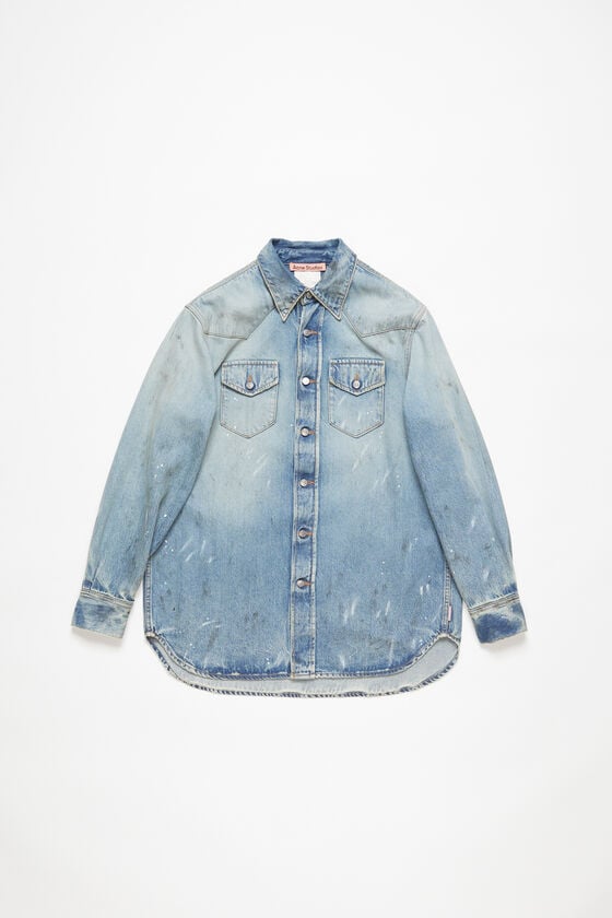 Acne Studios Jeanshemd – entspannte Passform Limitierter Zeitrabatt