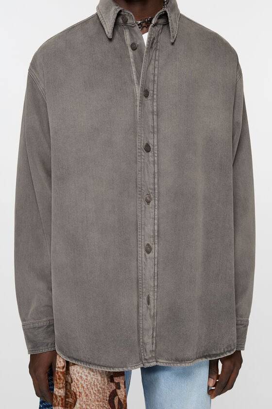 Acne Studios Jeanshemd in lockerer Passform Fabrik Onlineshop