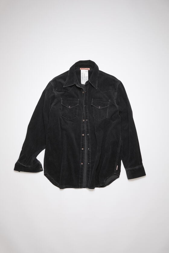Acne Studios Cord-Hemd mit Knopfleiste Sonderangebot