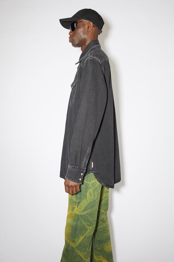 Acne Studios Jeanshemd mit Knopfleiste Großer Ausverkauf