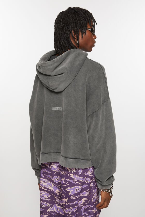 Acne Studios Sweatshirt mit Kapuze und Logoaufnäher Begrenztes Angebot