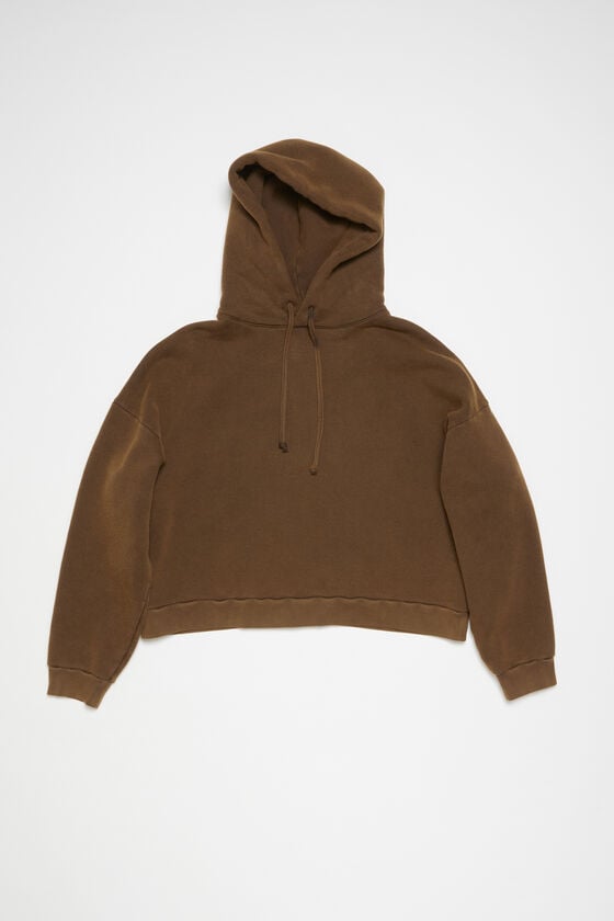 Acne Studios Sweatshirt mit Kapuze und Logoaufnäher Online Shopping