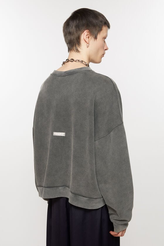 Acne Studios Pullover mit Logo-Patch Preisnachlass