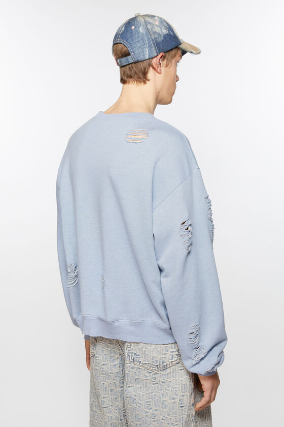 Acne Studios Pullover mit Logoprint im Used-Look Weihnachtsangebot