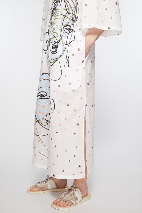 Acne Studios Bedrucktes Kleid Große Rabatte