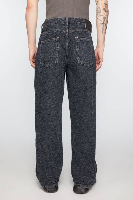 Acne Studios Baggy-Fit-Jeans - 1981M Monogram Räumungsverkauf