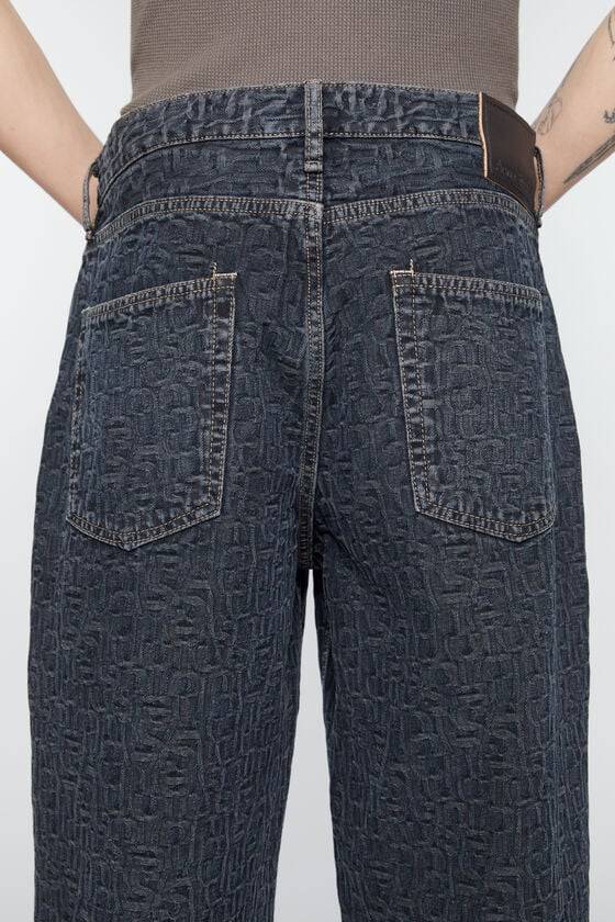 Acne Studios Baggy-Fit-Jeans - 1981M Monogram Räumungsverkauf
