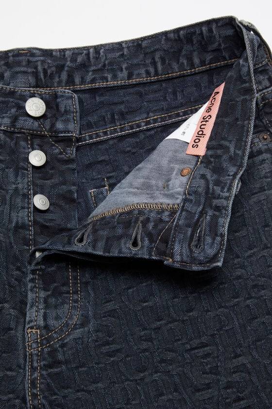 Acne Studios Baggy-Fit-Jeans - 1981M Monogram Räumungsverkauf
