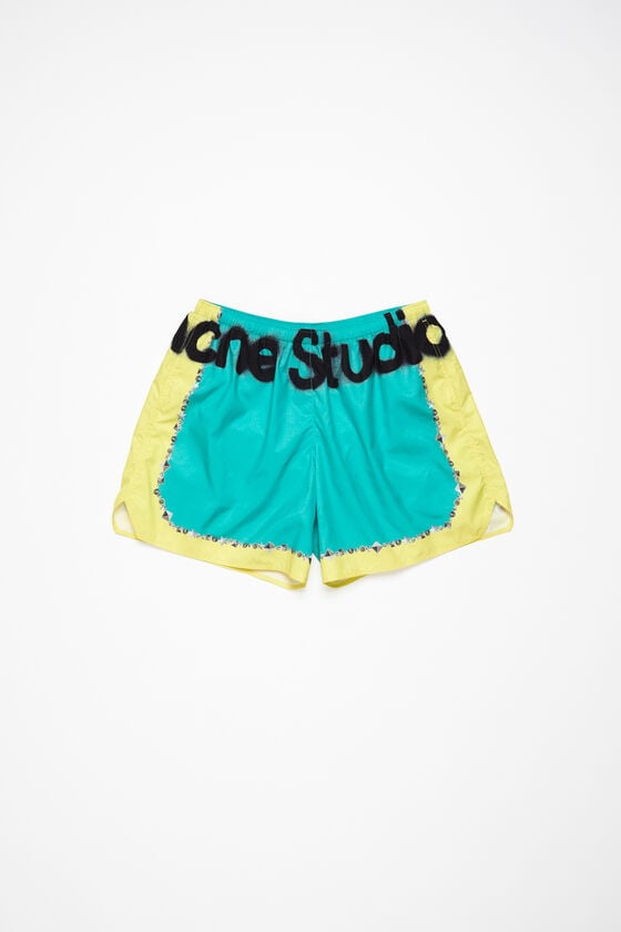 Acne Studios Bedruckte Badeshorts Limitierter Zeitrabatt