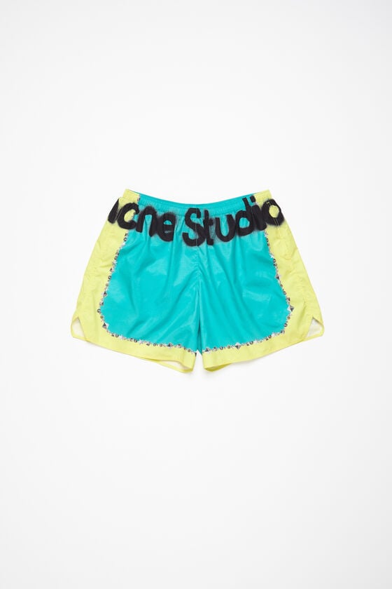 Acne Studios Bedruckte Badeshorts Limitierter Zeitrabatt