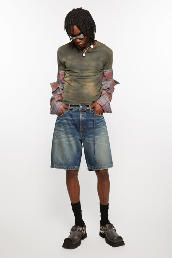 Acne Studios Denim-Shorts mit lockerer Passform Fabrik Onlineshop
