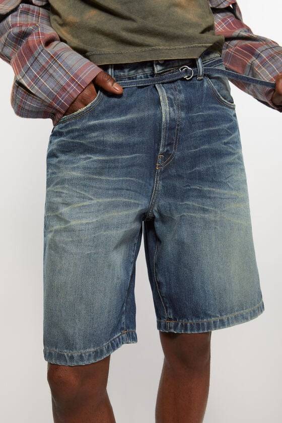 Acne Studios Denim-Shorts mit lockerer Passform Fabrik Onlineshop