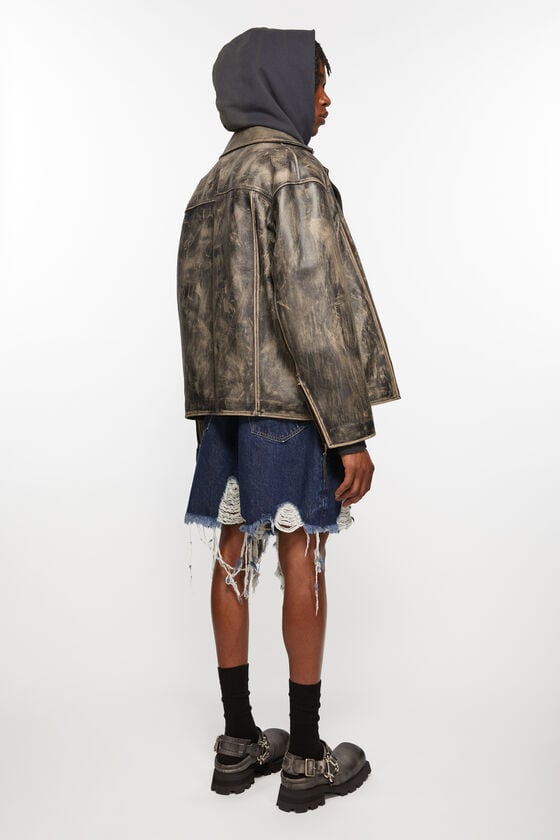 Acne Studios Distressed Denim Shorts - Super Baggy Fit Großer Ausverkauf