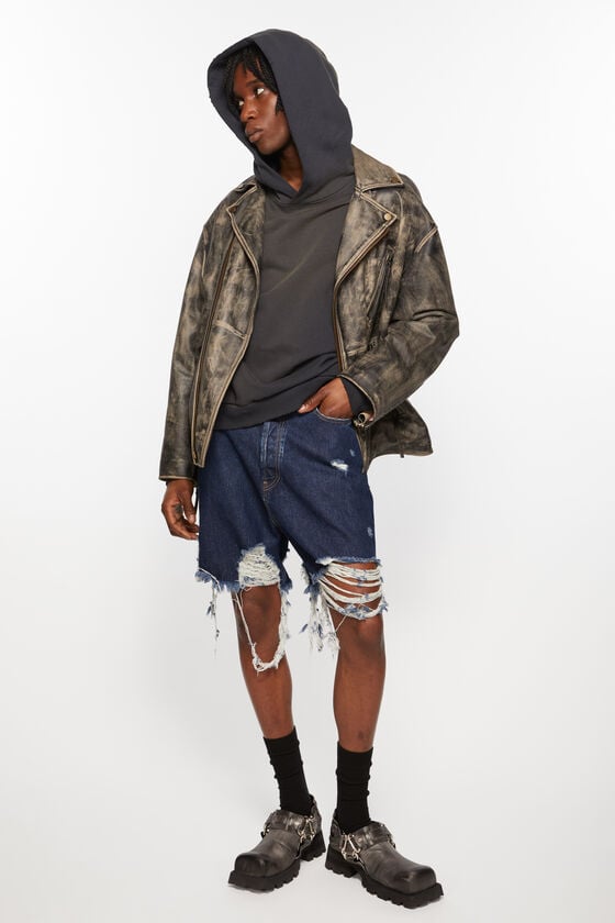 Acne Studios Distressed Denim Shorts - Super Baggy Fit Großer Ausverkauf