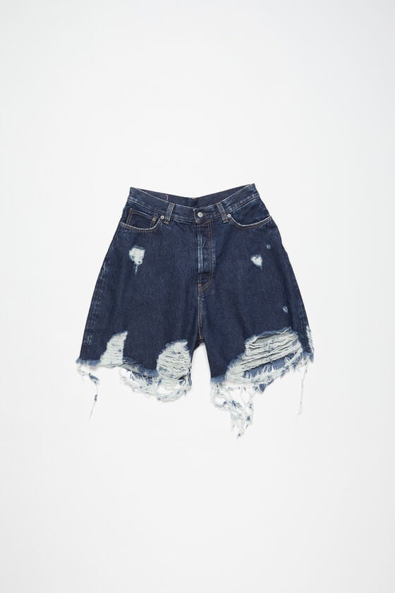Acne Studios Distressed Denim Shorts - Super Baggy Fit Großer Ausverkauf