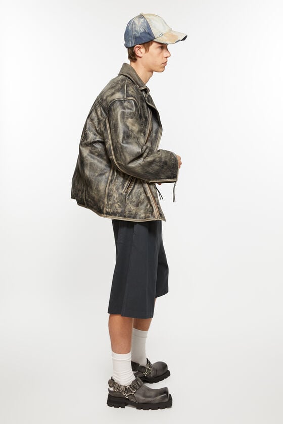 Acne Studios Jerseyshorts mit Logo-Stempel Flash Sale