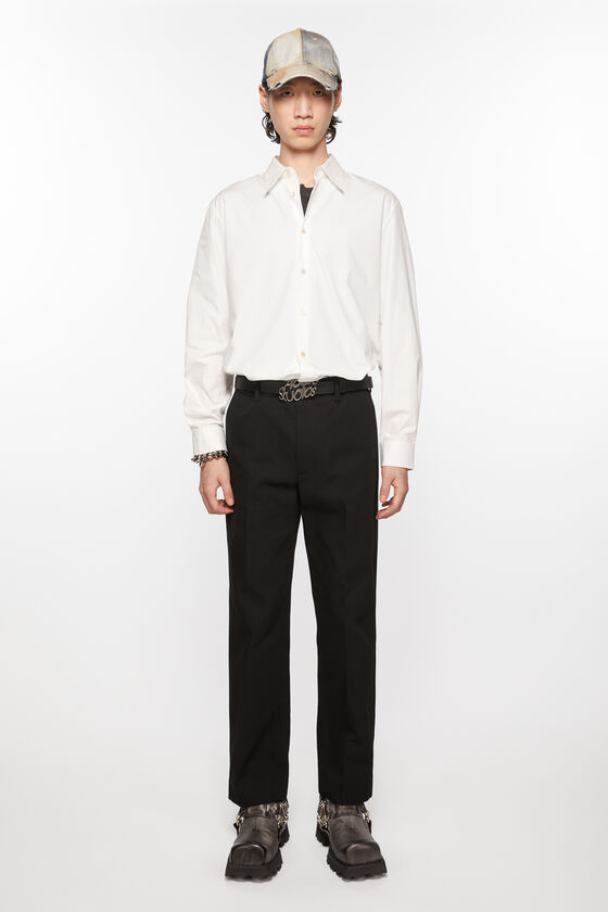 Acne Studios Hose aus Twill-Baumwollmischung Neueste Mode
