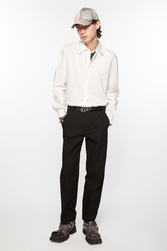 Acne Studios Hose aus Twill-Baumwollmischung Neueste Mode