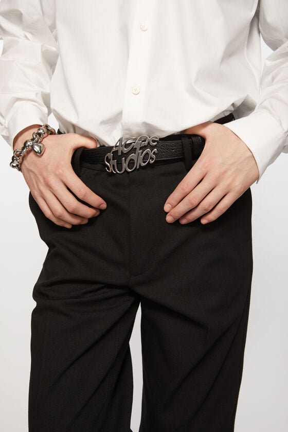 Acne Studios Hose aus Twill-Baumwollmischung Neueste Mode