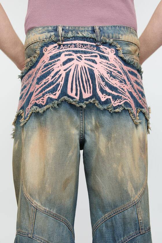 Acne Studios Jeanshose mit lockerer Passform Riesige Ersparnisse