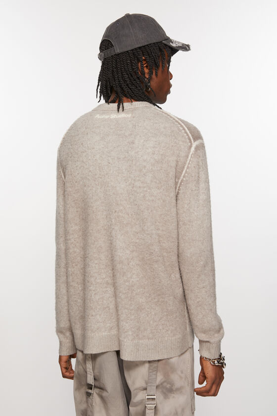Acne Studios Bedruckter Pullover mit Rundhalsausschnitt Begrenzt auf 3 Tage