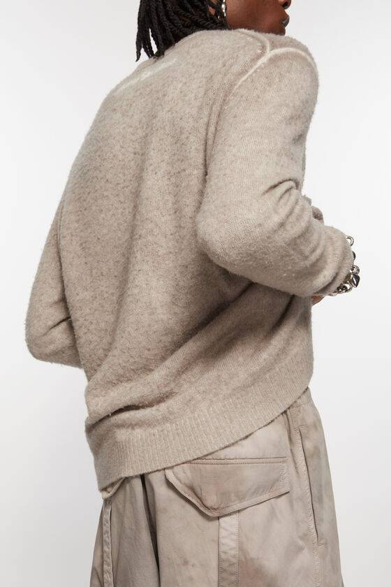 Acne Studios Bedruckter Pullover mit Rundhalsausschnitt Begrenzt auf 3 Tage