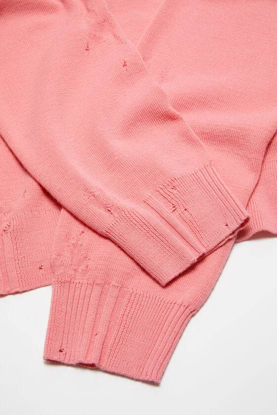 Acne Studios Strickjacke mit Reißverschluss im Used-Look 50% Rabatt für begrenzte Zeit