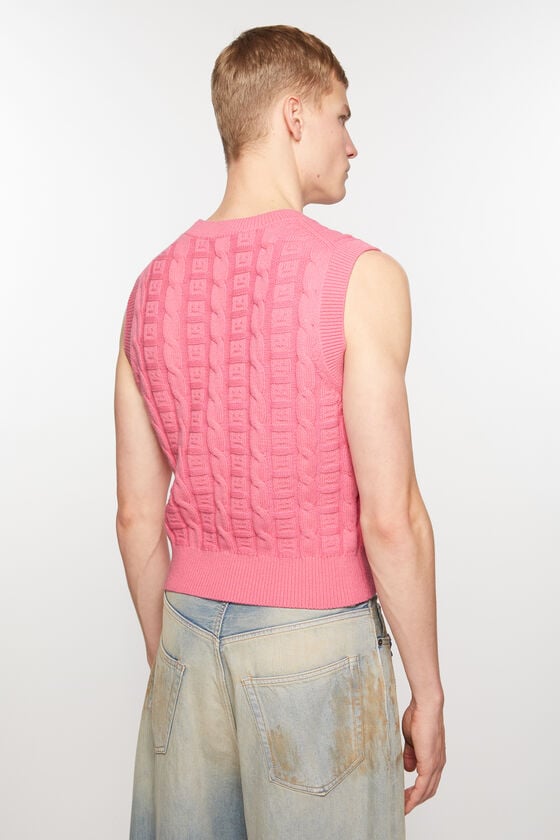 Acne Studios Ärmelloser Zopfstrickpullover Unisex 2025