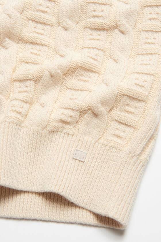 Acne Studios Ärmelloser Pullover aus Zopfwolle Unisex Online