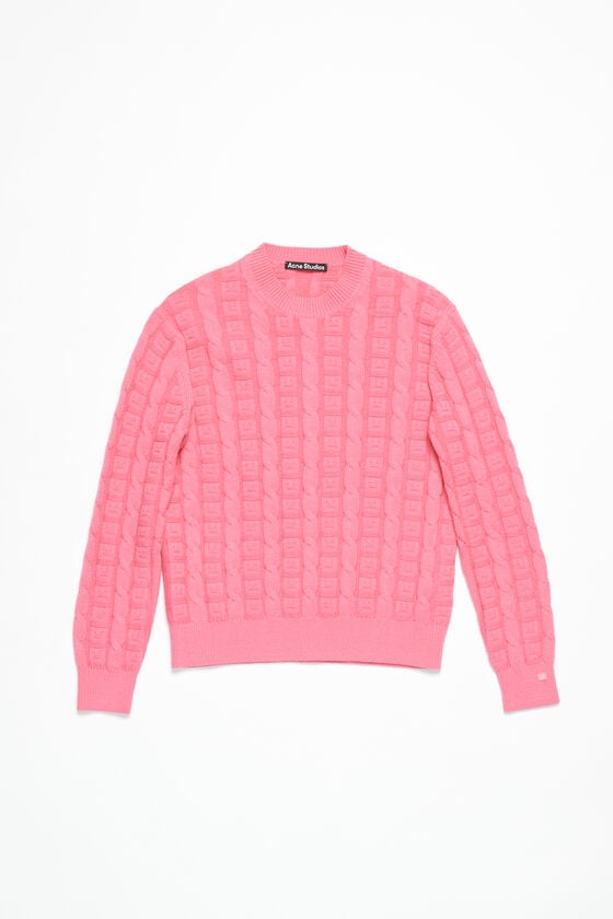 Acne Studios Zopfstrickpullover Unisex Outlet