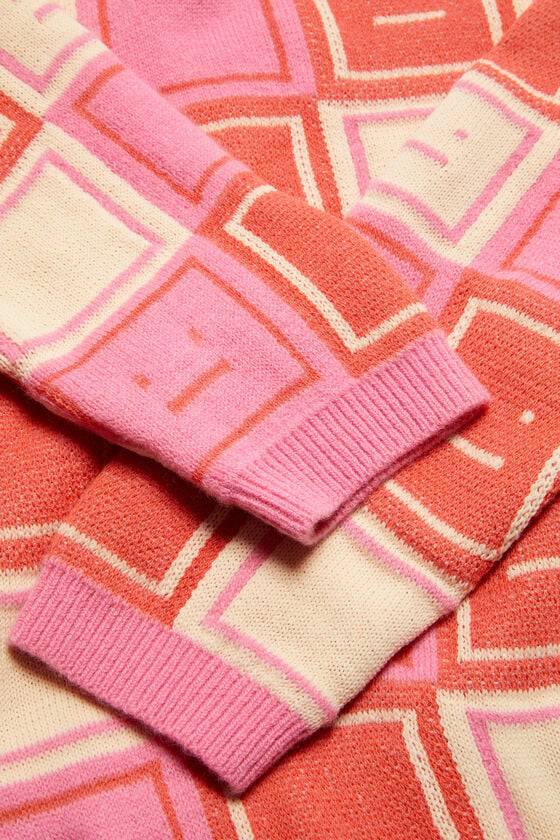 Acne Studios Jacquard-Pullover mit Rundhalsausschnitt Unisex Verkauf