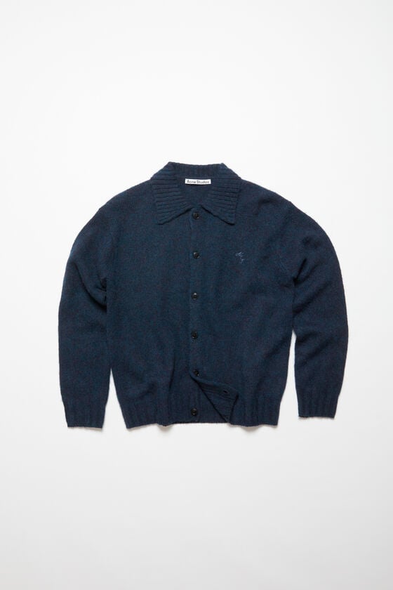 Acne Studios Polo-Cardigan aus Wolle Schlussverkauf