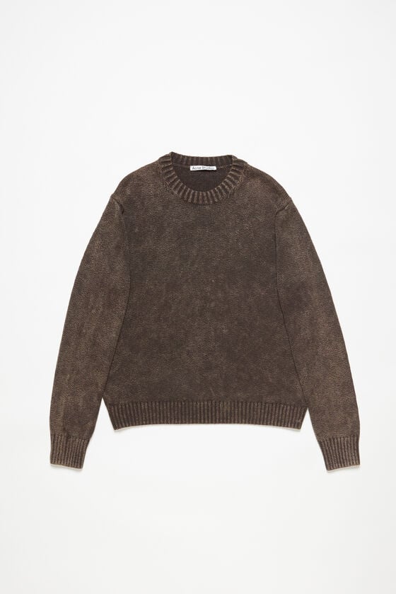 Acne Studios Pullover mit Acid-Waschung Günstiger Verkauf