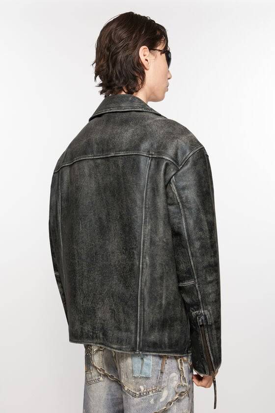 Acne Studios Biker-Lederjacke Black Friday