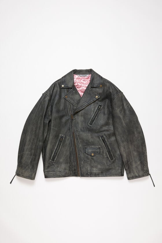 Acne Studios Biker-Lederjacke Black Friday