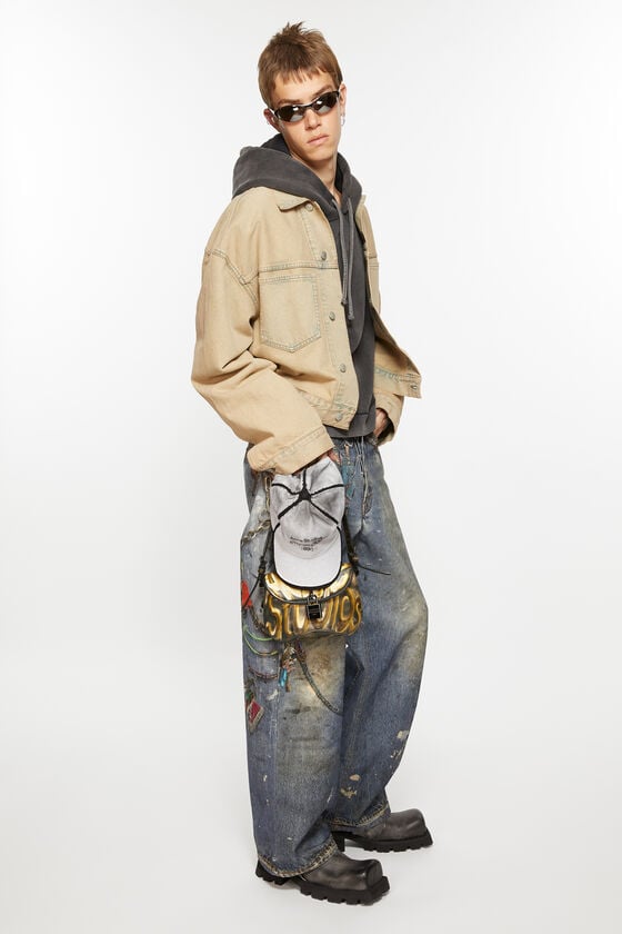 Acne Studios Jeansjacke - Oversized Croppped Fit Osterangebot