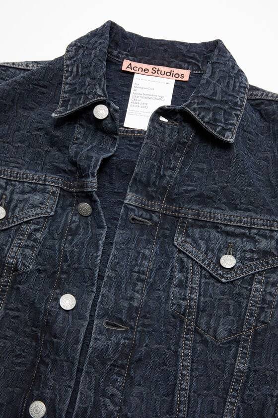 Acne Studios Jeansjacke - Normale verkürzte Passform Jubiläumsangebot