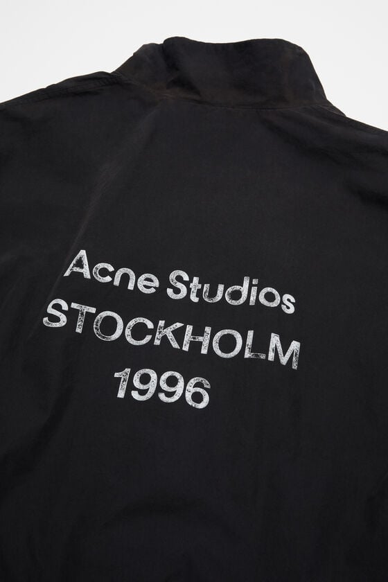 Acne Studios Jacke mit Reißverschluss und Logo Heißer Verkauf