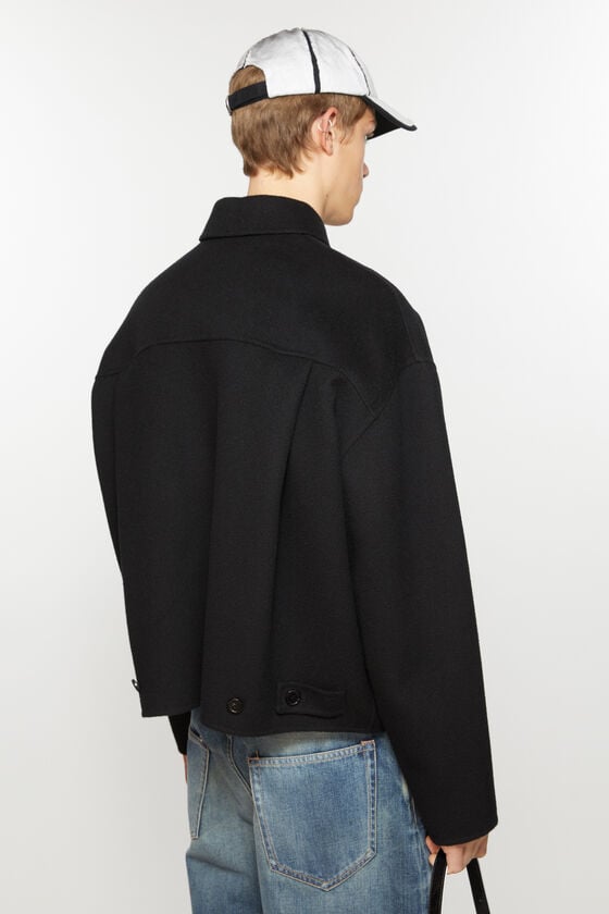 Acne Studios Jacke mit Reißverschluss aus Wolle Top Angebot